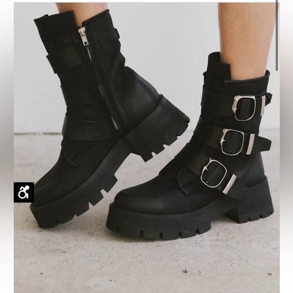 New Stave Madden Roland Biker Boots - Picture 1 of 6